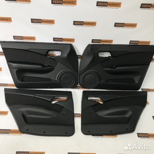 Дверные карты (обивки) люкс-2 кожзам, 2110-2112