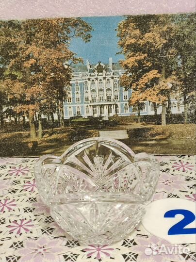 Вазы-хрусталь и вазочки-стекло для варенья СССР