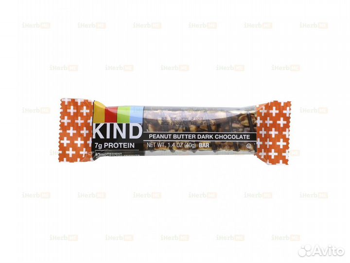 Kind Plus, батончик из темного шоколада с арахисов