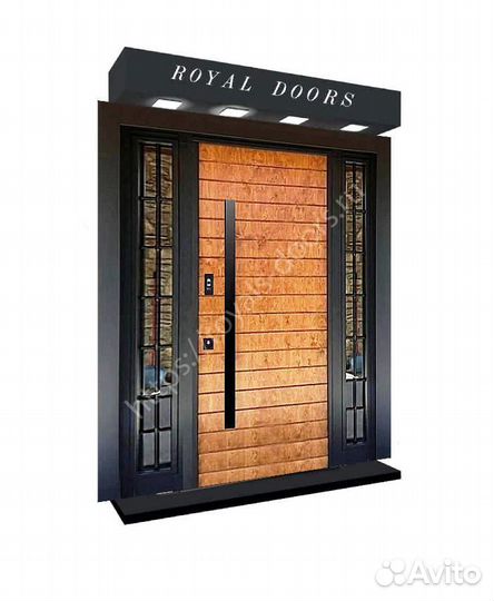 Дизайнерская входная группа с подсветкой на ручке