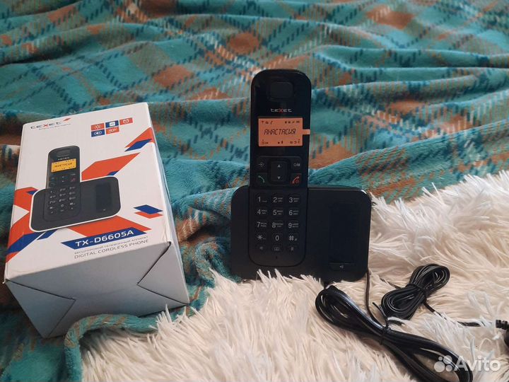 Радиотелефон texet dx d6605a новый