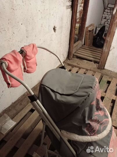 Санки коляска зимние