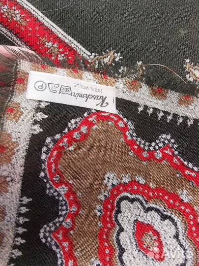 Платок шерстяной винтажный