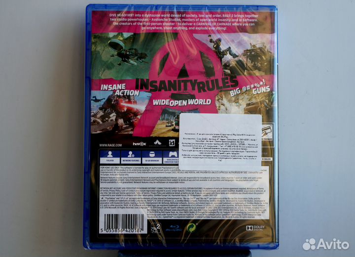 Rage 2 PS4 (новый)