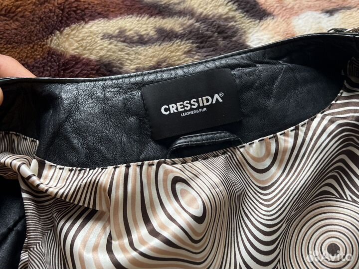 Куртка кожаная женская размер 42s