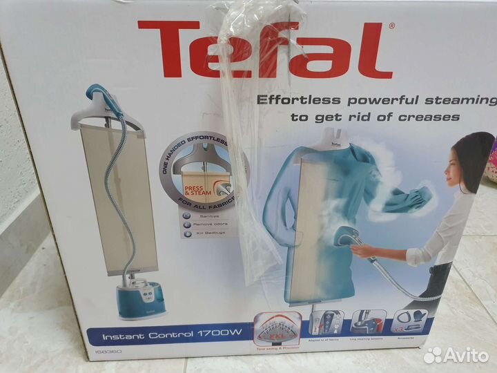 Отпариватель для одежды tefal новый