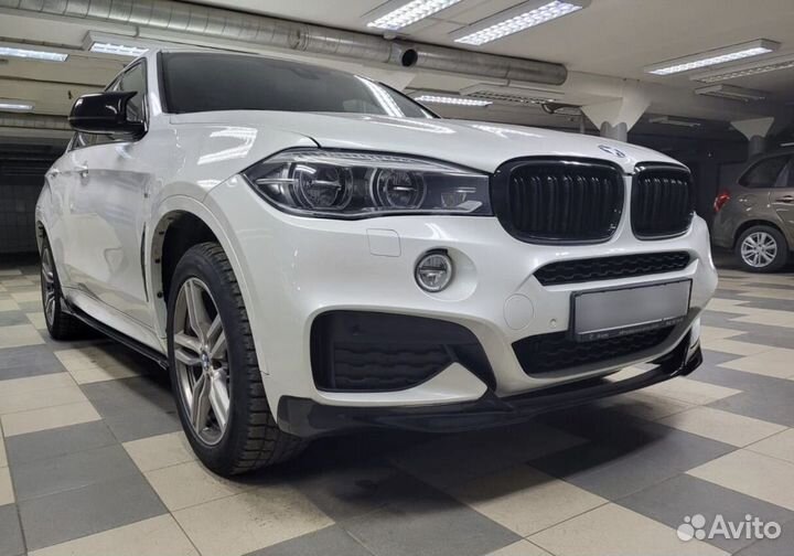 Губа под бампер BMW x6 F16