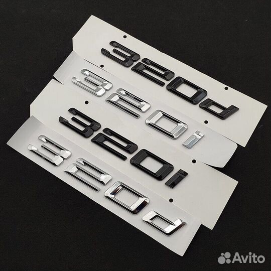 Буквы на крышку багажника bmw бмв