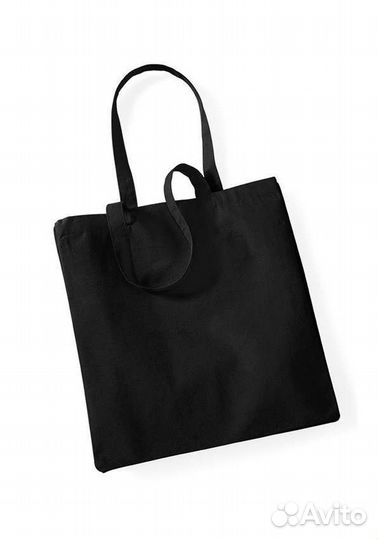 Шоппер с печатью логотипа / опт