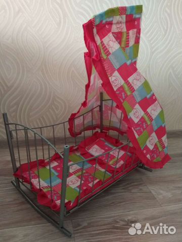 Кроватка -качалка для куклы