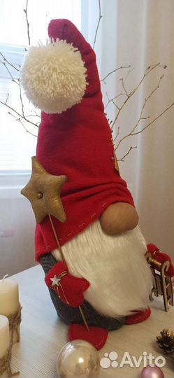 Рождественский гном ручная работа