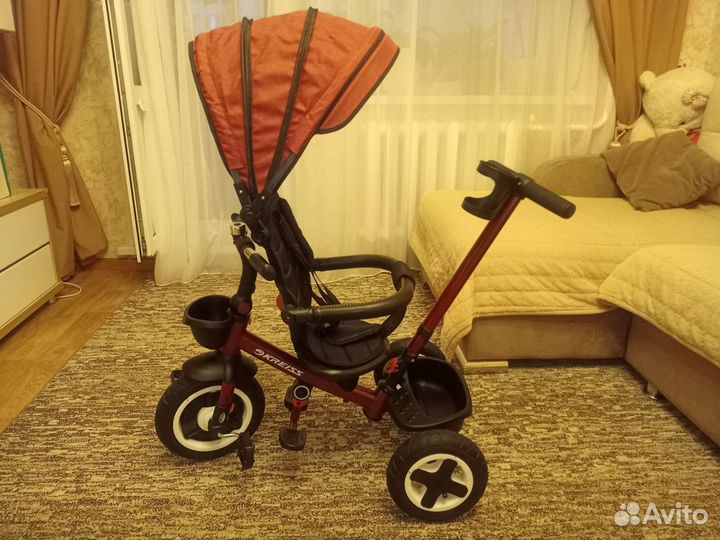 Велосипед-коляска трёхколёсный детский kreiss