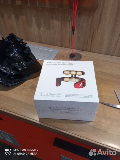 Массажёр миостимулятор для шеи и тела новый