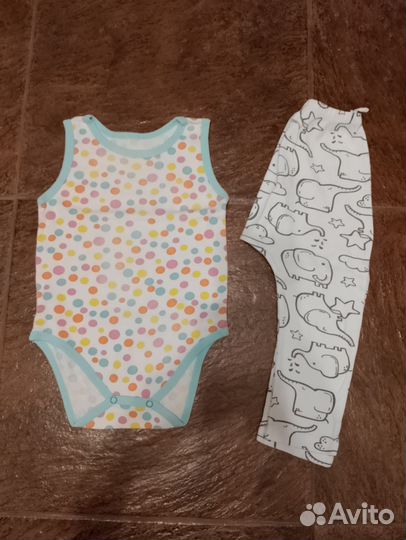 Вещи для девочки пакетом 74 80 86 92