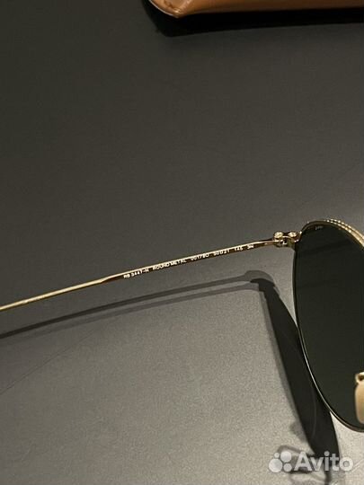 Очки Ray-Ban круглые зеркальные