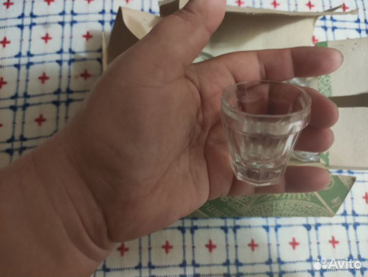 Стопки 6 шт. хрусталь коробка Киев крышталь