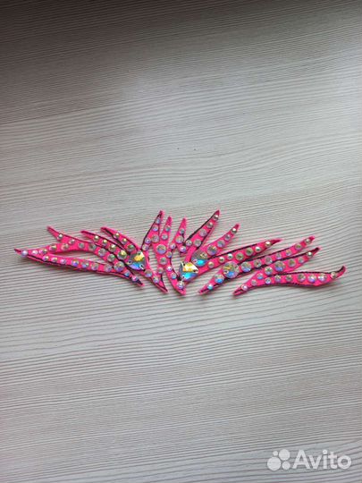 Украшение на пучок для художественной гимнастики