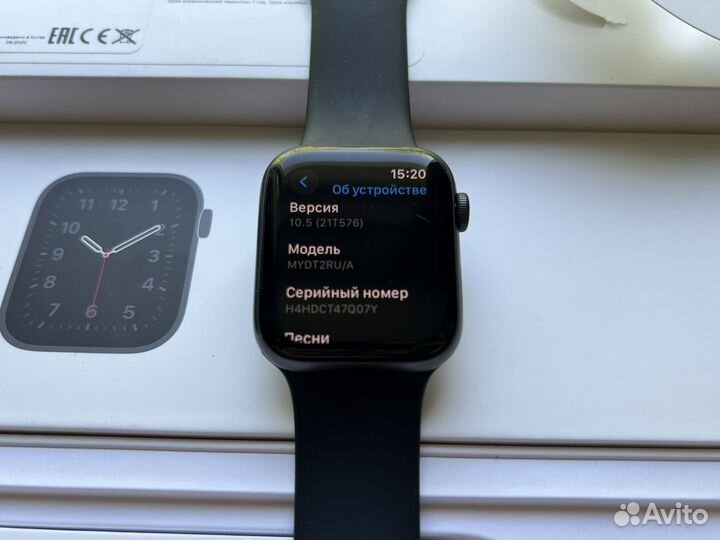 Apple Watch SE 44mm Space Gray Ростест