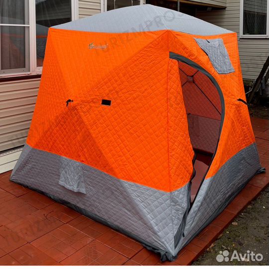 Зимняя палатка куб трехслойная