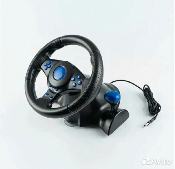 Игровой руль с коробкой передач