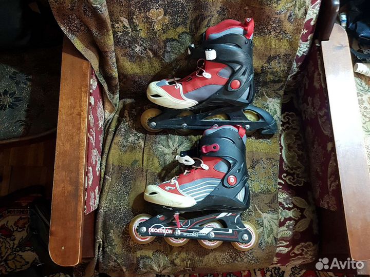 Роликовые коньки. Раздвижные. 35-38 р