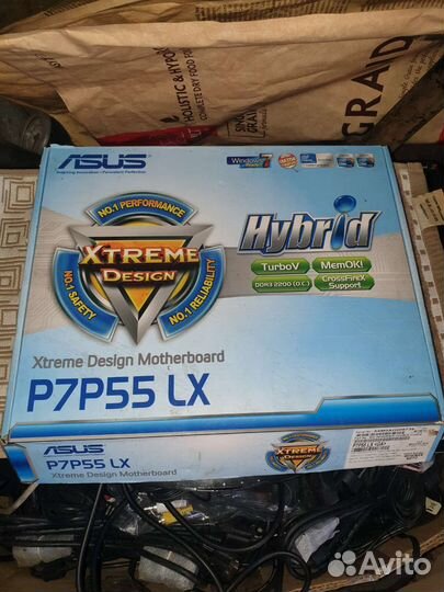 Материнская плата 1156 asus p7p55 lx
