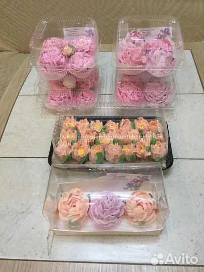 Зефирные цветы