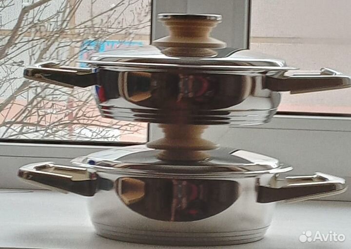 Сковороды zepter с 2-мя ручками 20 см-1.5л/2.0л