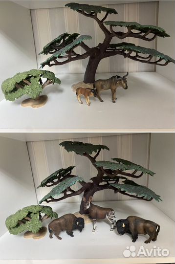 Животные и деревья schleich