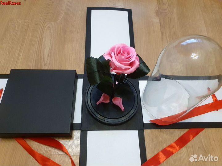 Роза в колбе