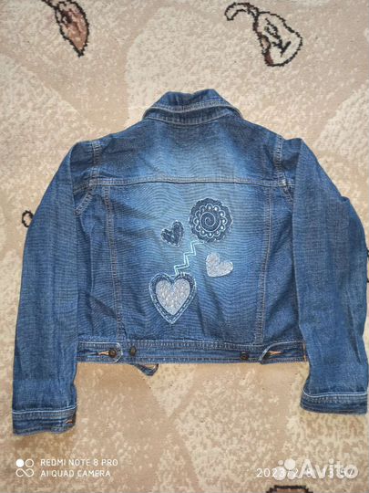 Джинсовая куртка для девочки