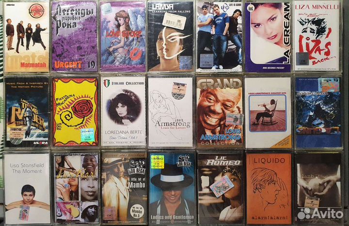 Кассеты запечатанные иностр рок и поп список 3