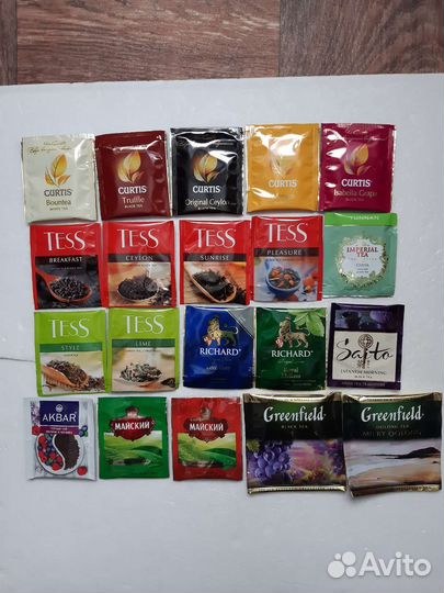 Чай, пакетик (40 шт. одним лотом, в коллекцию )