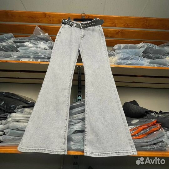 Джинсы клеш Rick Owens Rebel Flare