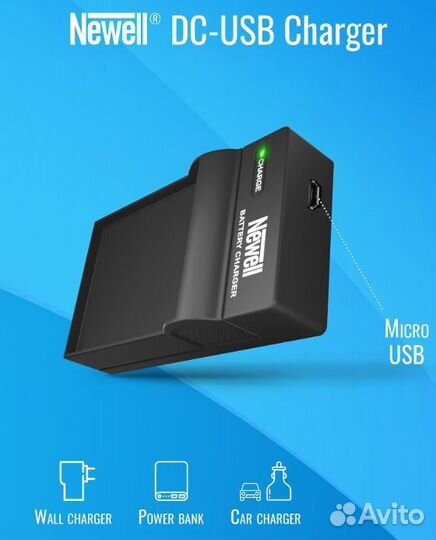 Usb зарядное устр. Newell для Canon LP-E8