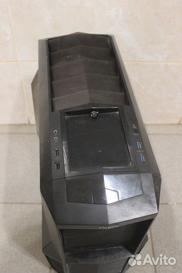 Zalman z11 ATX usb3.0 4-fan, можно с бп 550w и dvd