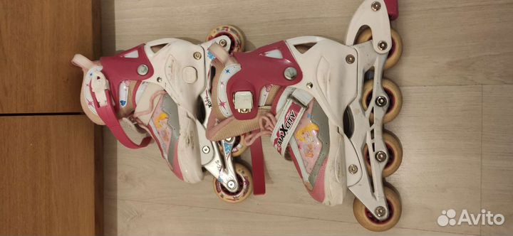 Роликовые коньки детские раздвижные 31-34 размер
