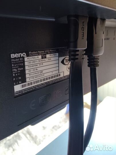 Монитор Benq 4К 27