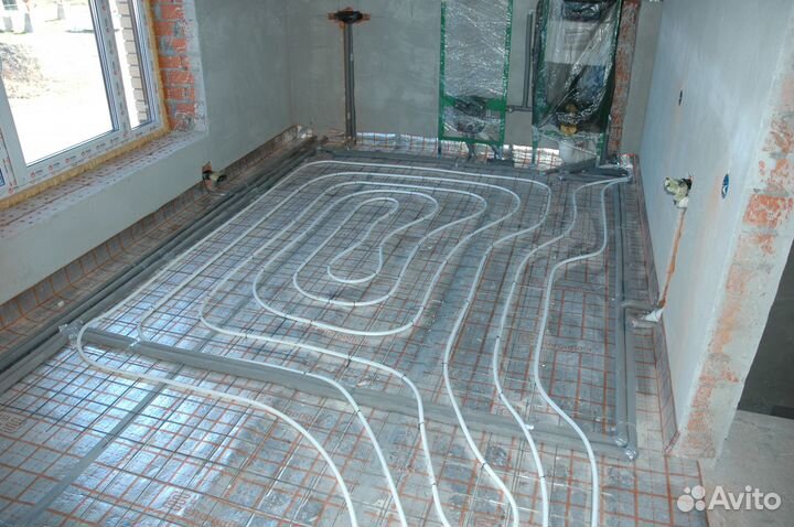 Монтаж систем отопления в загородных домах