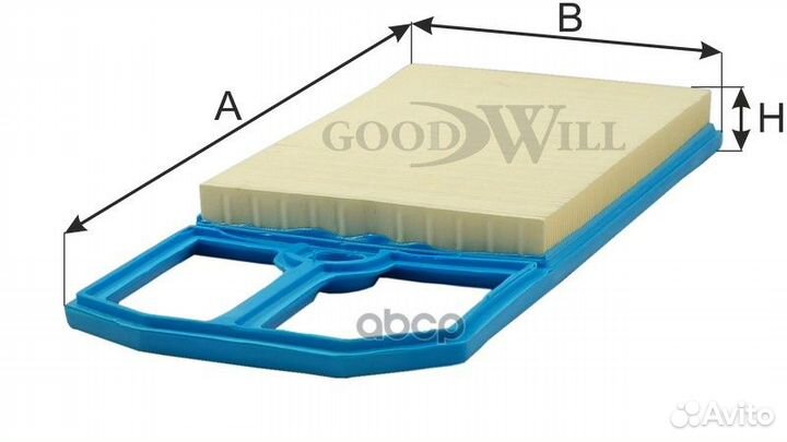 Фильтр воздушный;VW, Seat