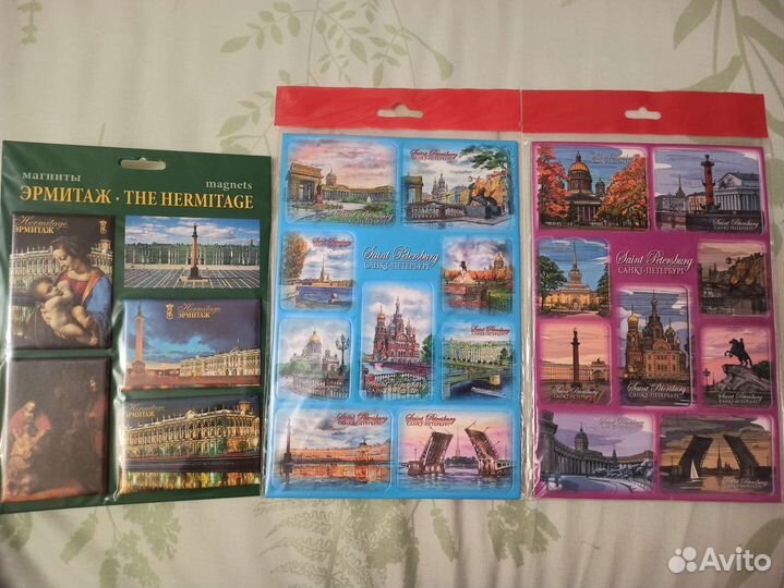 Магниты сувенирные Санкт-Петербург