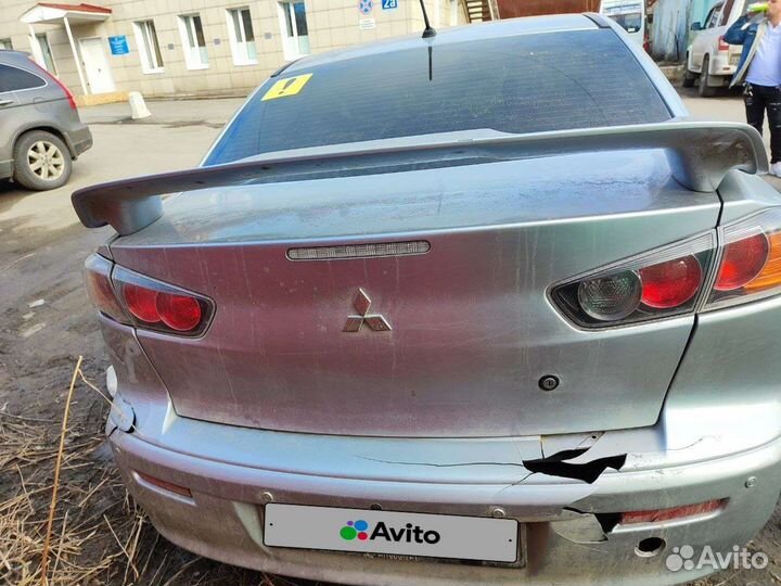 Mitsubishi Lancer 1.6 AT, 2012, битый, 212 000 км