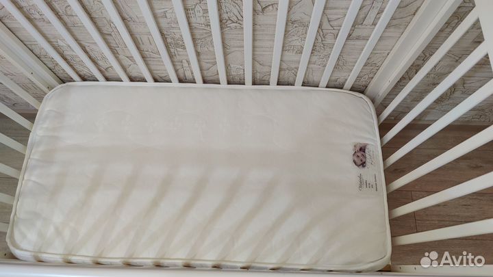 Детская кроватка Polini kids 120*60 с маятником