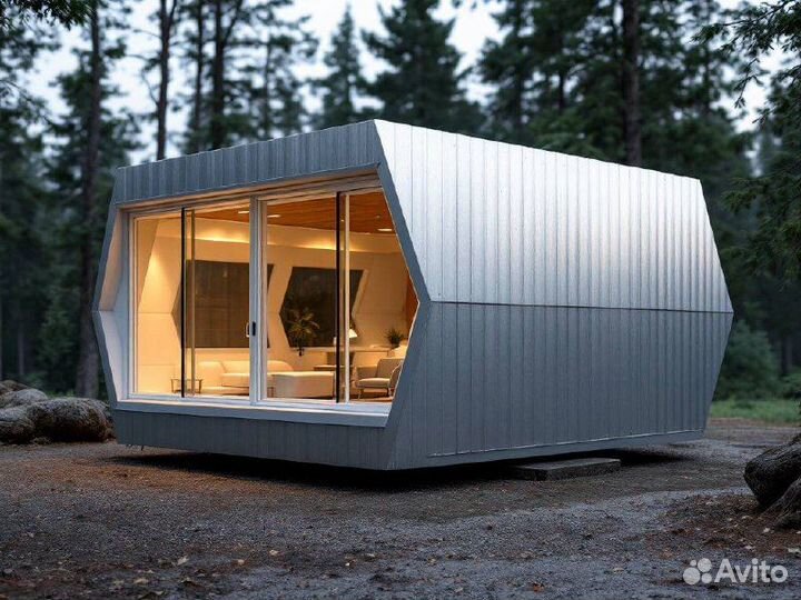 Модульный дом из морского контейнера