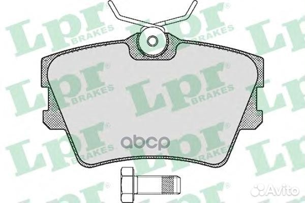 Колодки тормозные volkswagen T4 96- без датчика