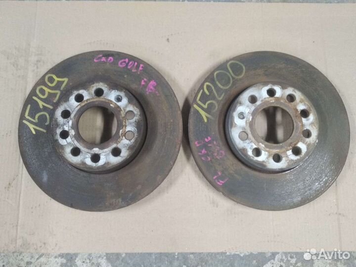 Диски тормозные VAG 288 мм разборка