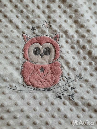 Плед на выписку, в коляску 95 на 75см