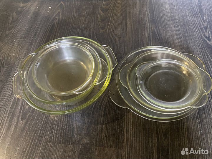Набор посуды из жаропрочного стекла