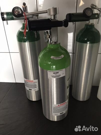Алюминевые кислородные баллоны медицинские