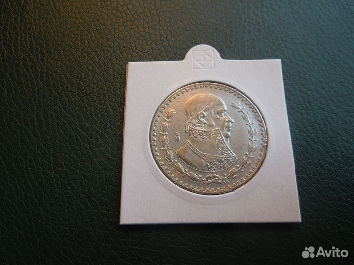 1 песо 1958-64 гг Серебряные монеты Мексика